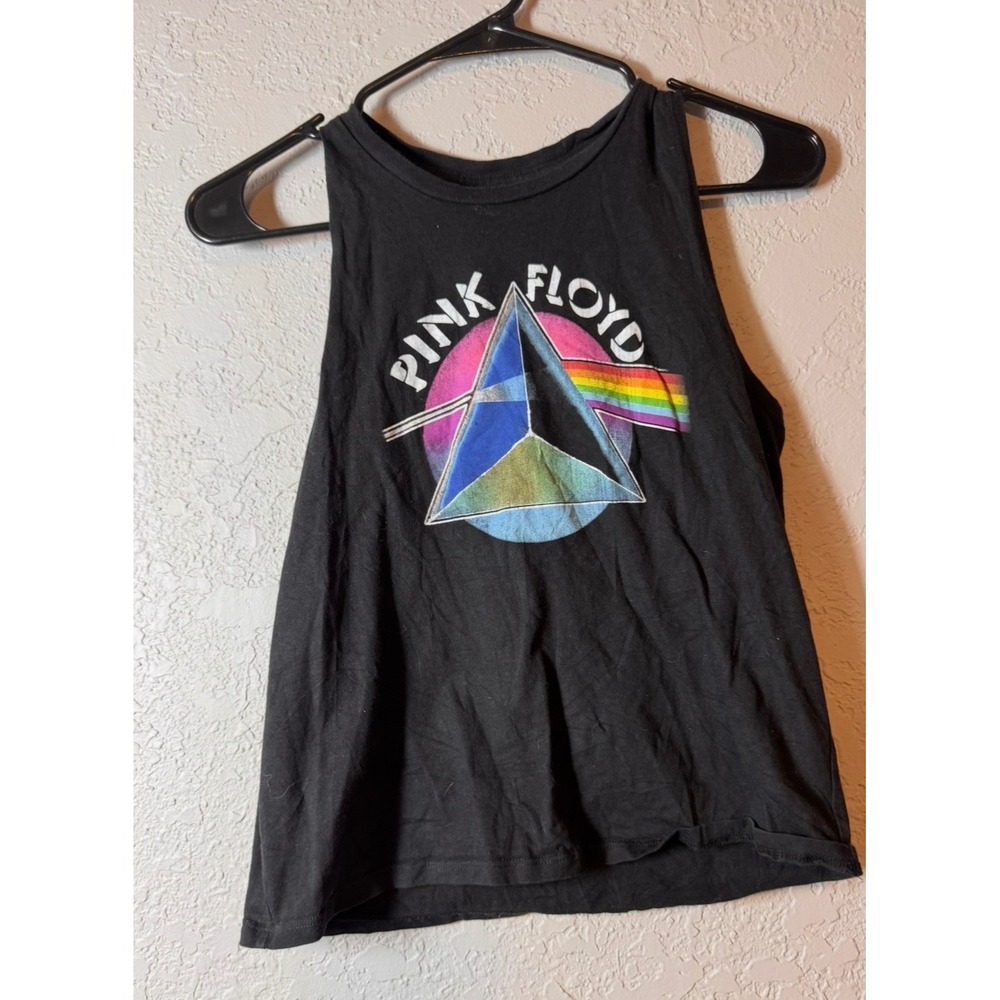 Pink Floyd Dark Side of the Moon Tank Top T Shirt Black Size S